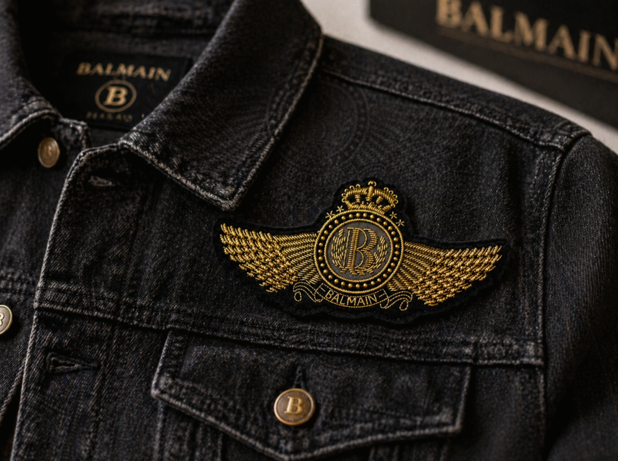 Bullion hand Embroidery Badge