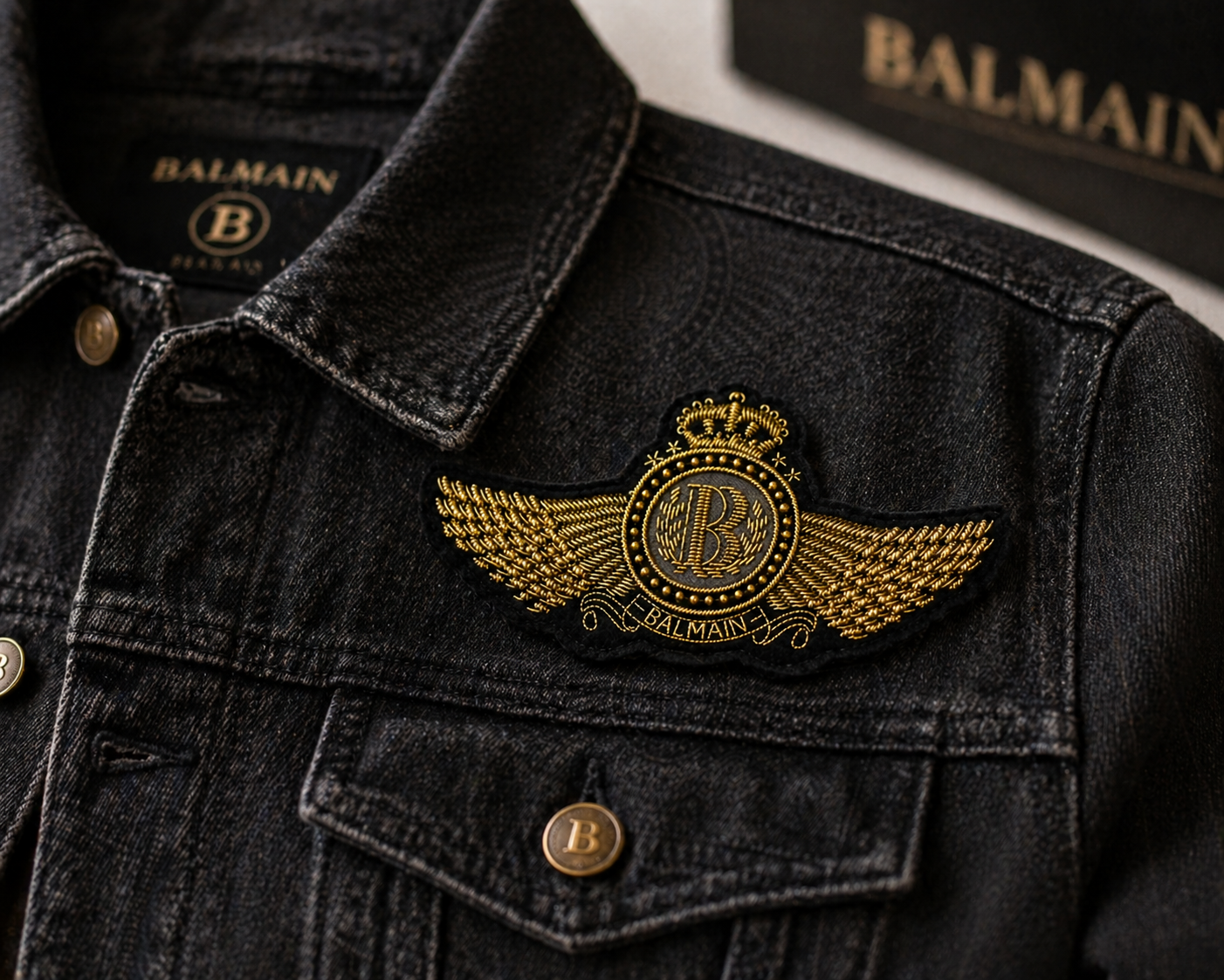 Bullion hand Embroidery Badge