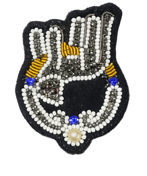 Beaded Hand Embroidery Badges