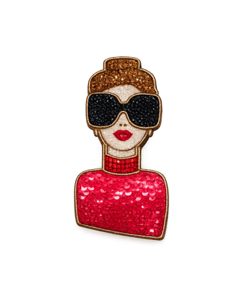custom sequins hand embroidery patches